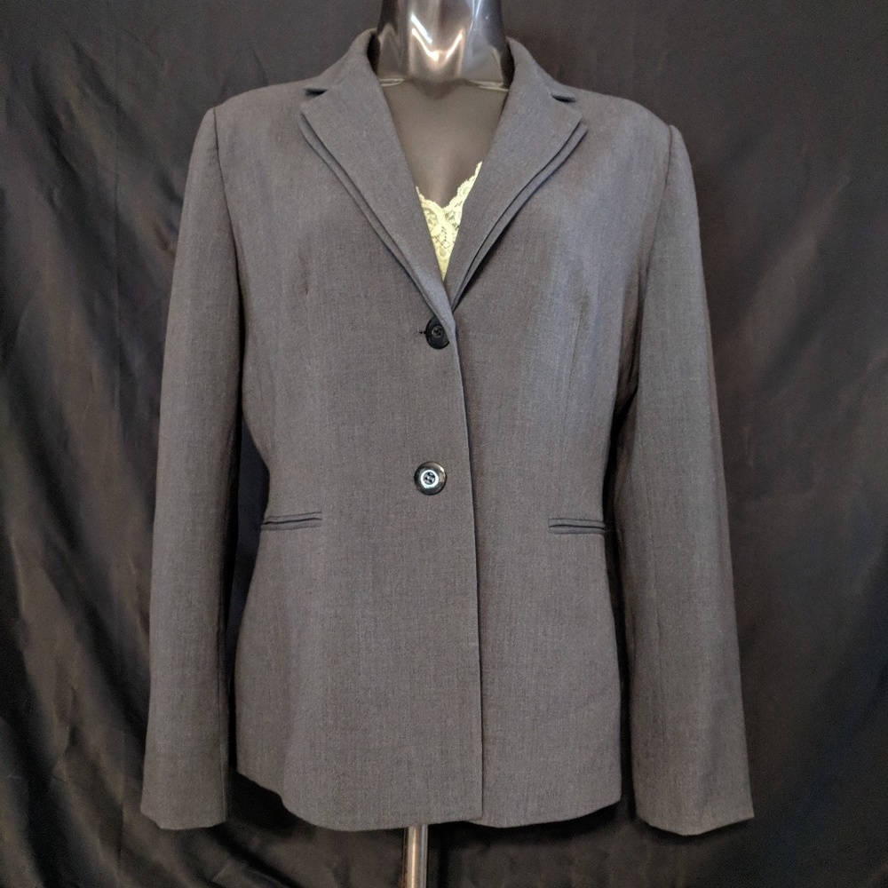Calvin Klein gray suit coat